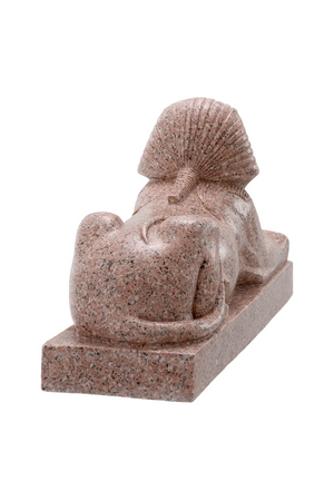 Beige Granite Egyptian Sculpture | Met x Eichholtz Sphinx of Hatshepsut | Oroatrade.com