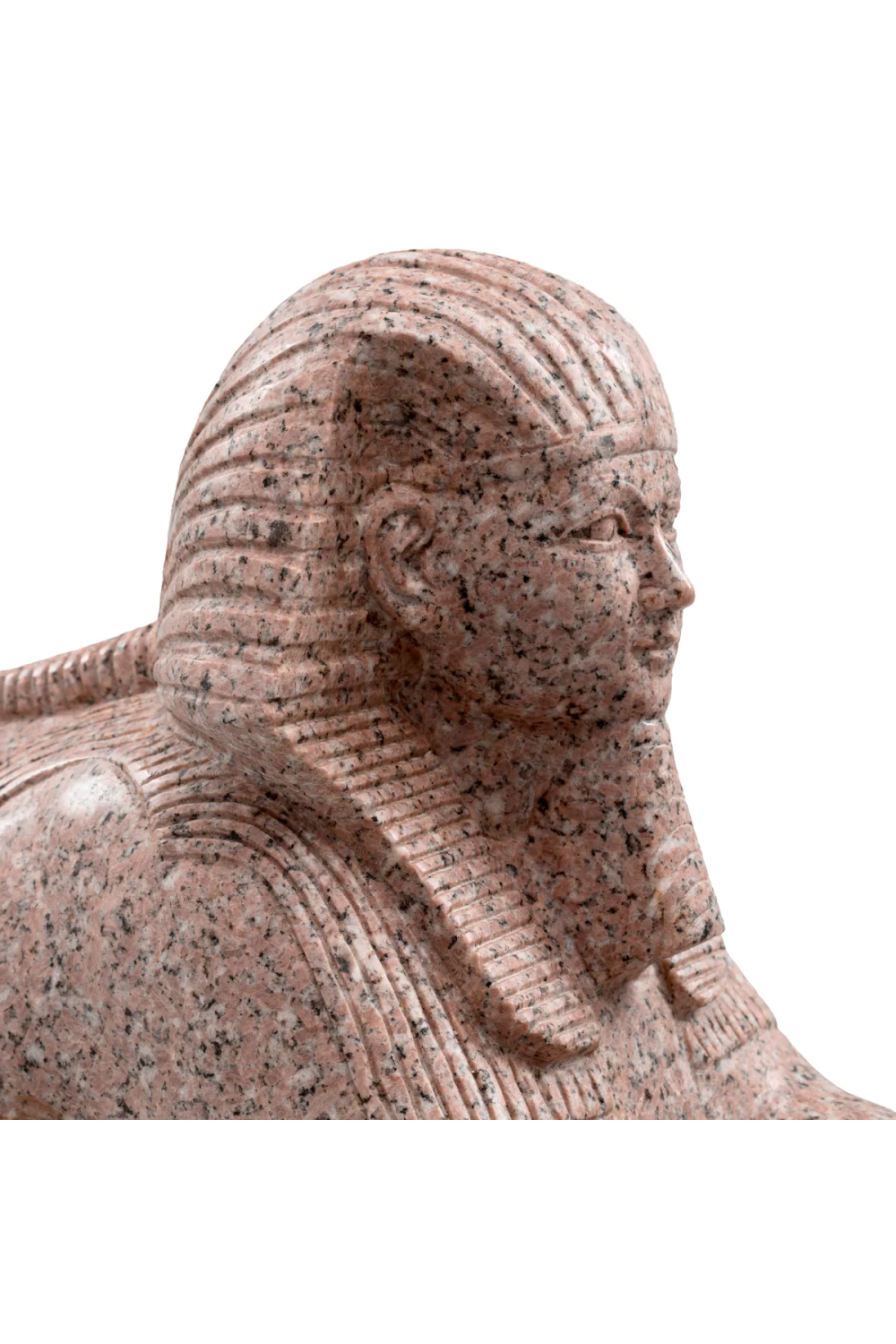 Beige Granite Egyptian Sculpture | Met x Eichholtz Sphinx of Hatshepsut | Oroatrade.com