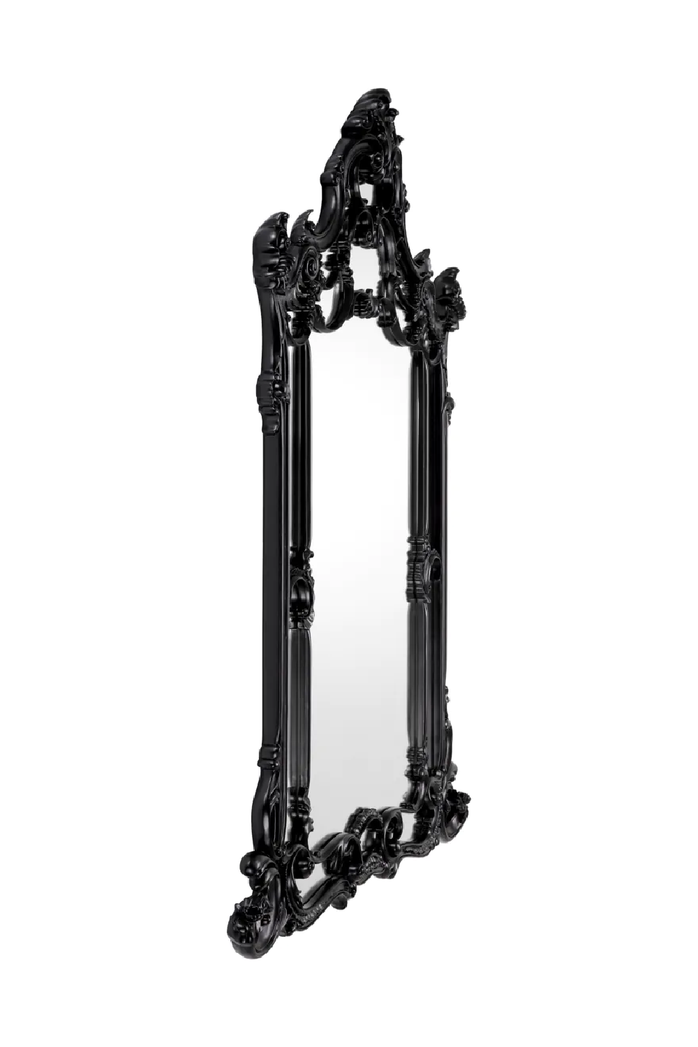 Black Hand-carved Mirror | Met x Eichholtz Chippendale | Oroatrade.com