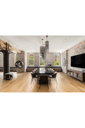 Smoke Glass Palm Chandelier | Met x Eichholtz Sahure | Oroa.com