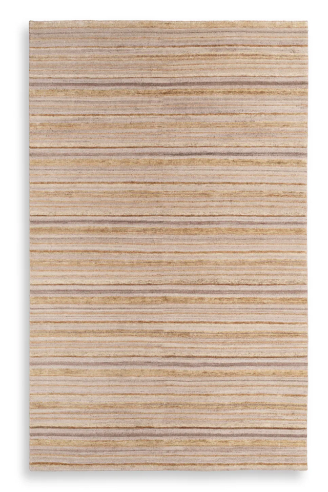 Hand-knotted Beige Carpet 10' x 13' | Met x Eichholtz Mansion | Oroa.com