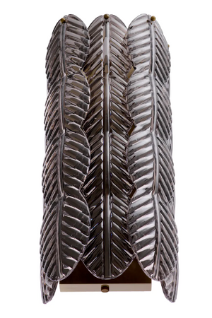 Smoke Glass Palm Wall Lamp | Met x Eichholtz  Sahure | Oroatrade.com