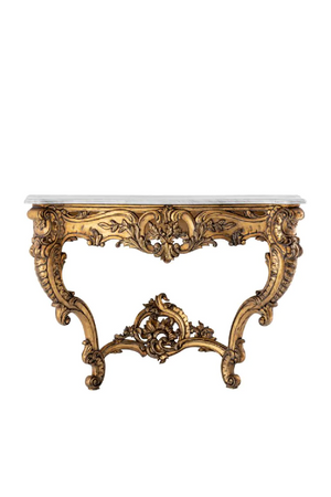Carved Gold Console Table | Met x Eichholtz Rococo | Oroa.com