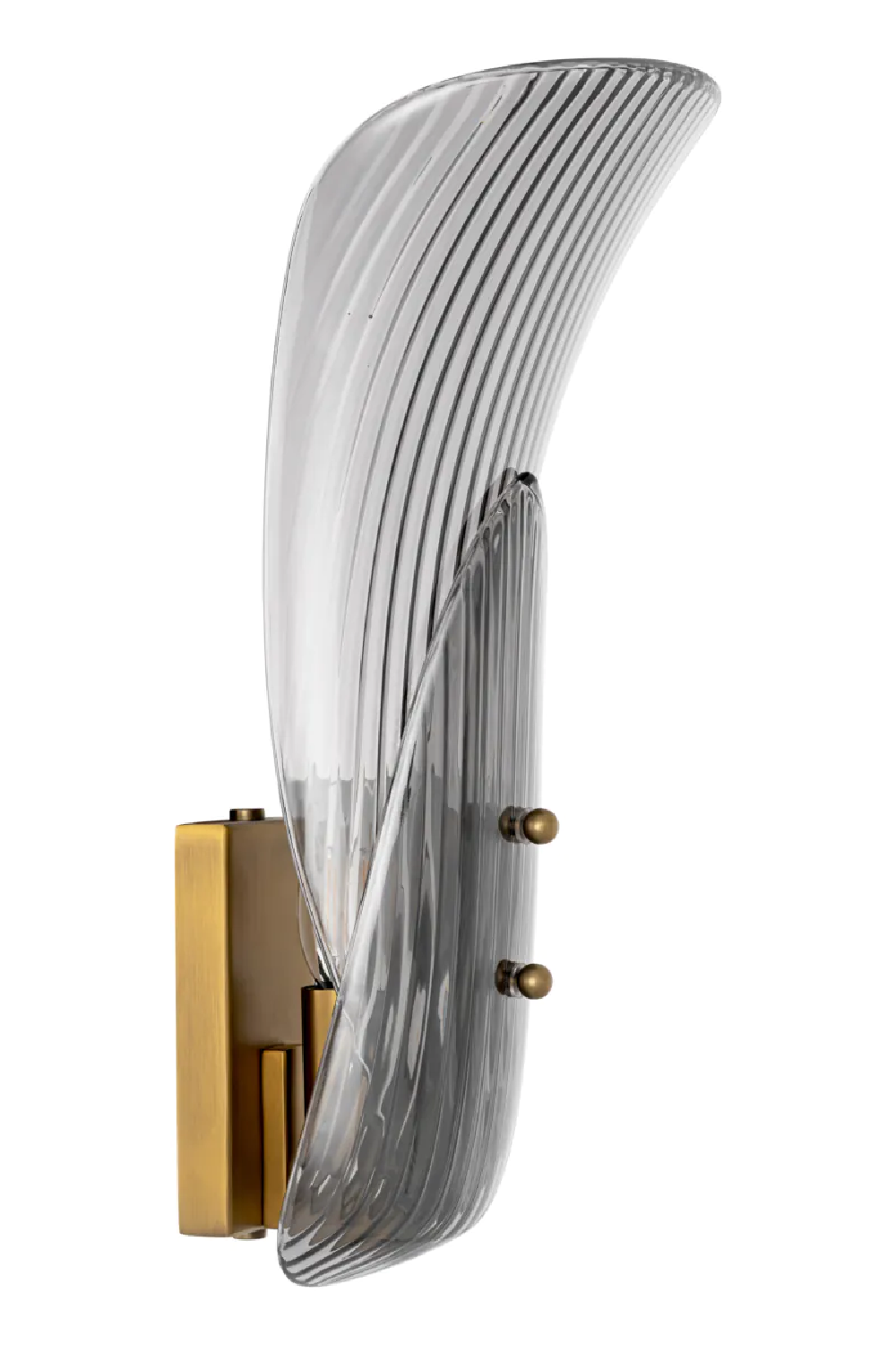 Fluted Glass Wall Lamp | Met x Eichholtz Amun