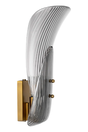 Fluted Glass Wall Lamp | Met x Eichholtz Amun