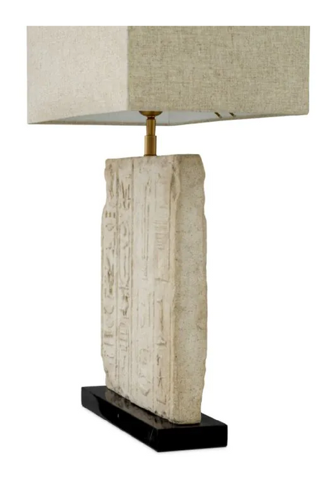 Relief Carved Table Lamp | Met x Eichholtz Hathor