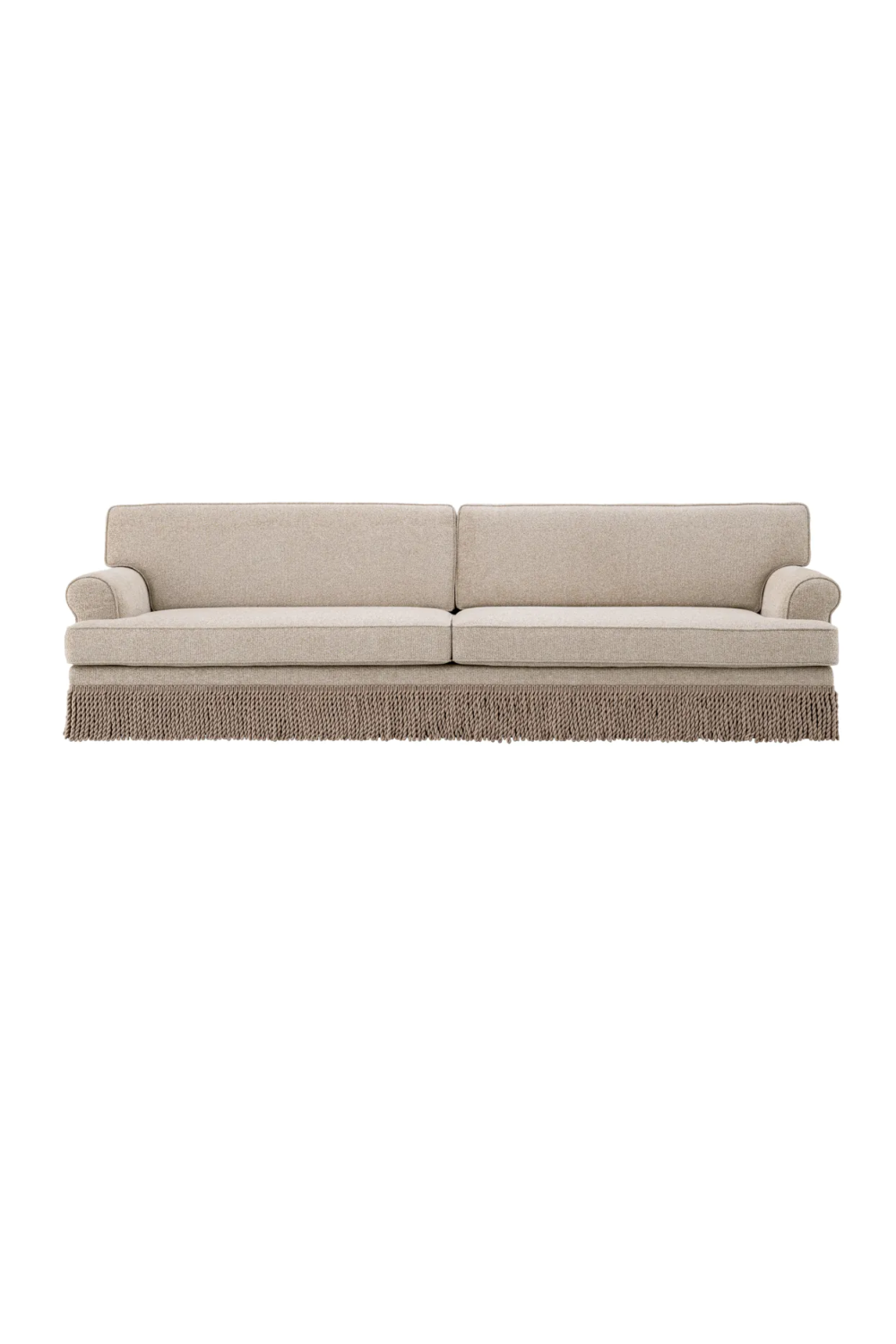 Beige Fringed Sofa | Met x Eichholtz Madison | Oroatrade.com