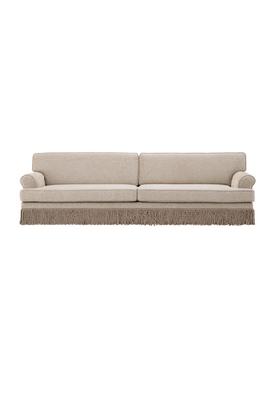 Beige Fringed Sofa | Met x Eichholtz Madison | Oroatrade.com