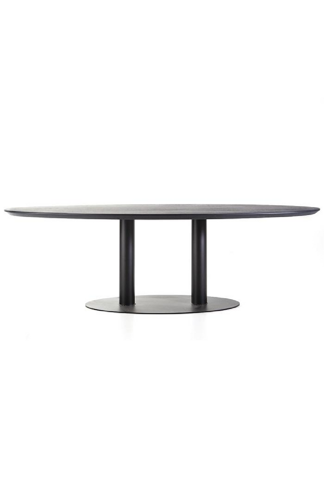 Black Oval Dining Table M | Eleonora Siera | OROA.com