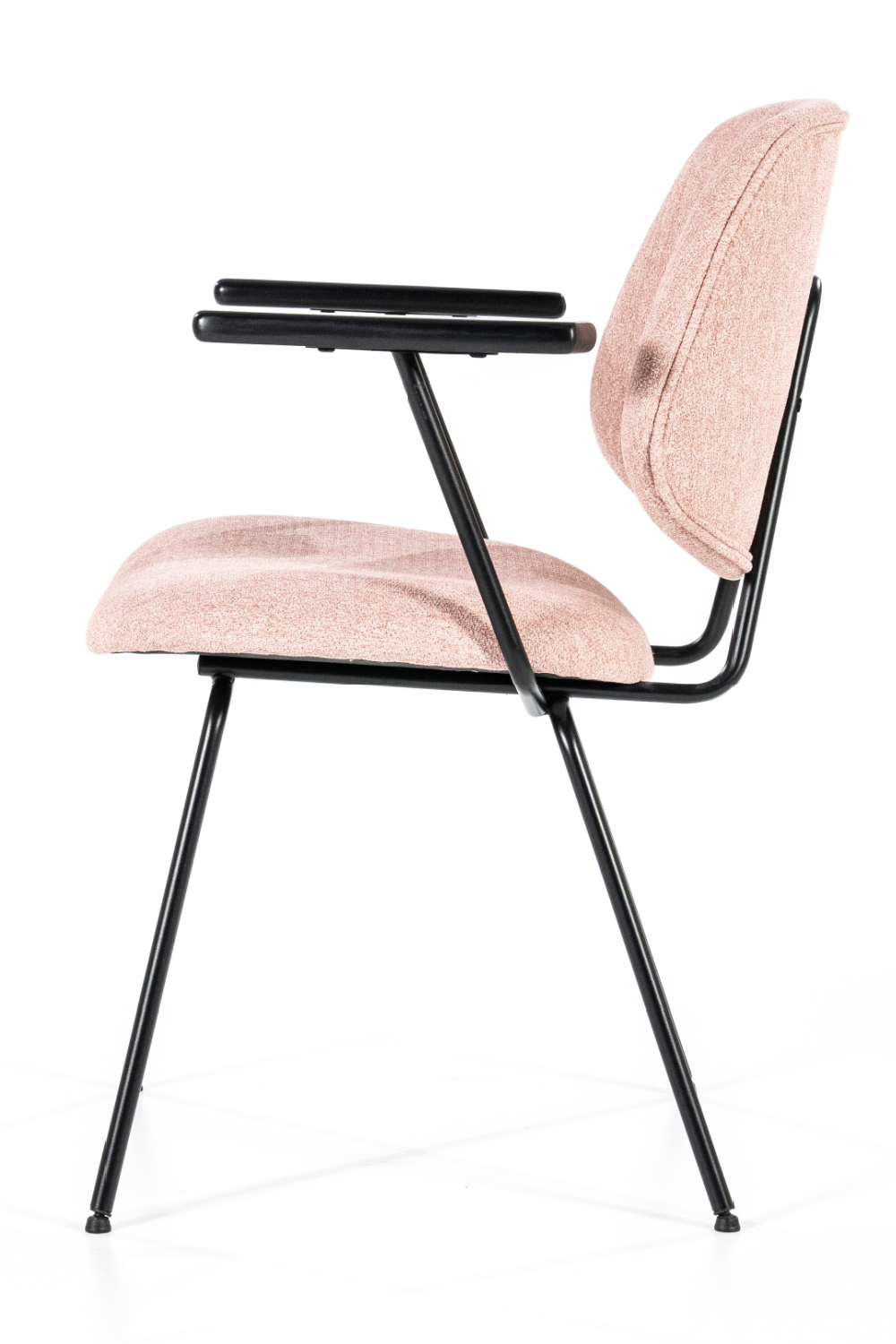 Pink Fletcher Dining Chair With Armrest | Eleonora Lynn | OROA.com