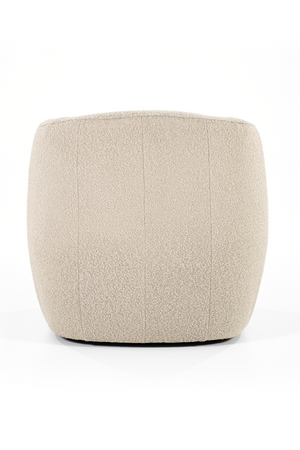 Boucle Upholstered Barrel Chair | Eleonora Charlotte | OROA.com