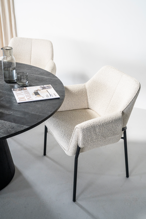 Wooden Pedestal Dining Table | Eleonora Aron | OROA.com