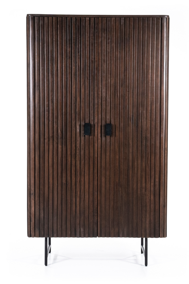 Brown Wooden Cabinet | Eleonora Remi | OROA.com