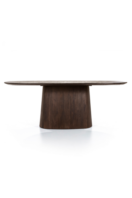   Mango Wood Pedestal Dining Table S | Oroa.com