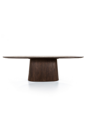 Mango Wood Pedestal Dining Table M | Eleonora Aron | OROA.com