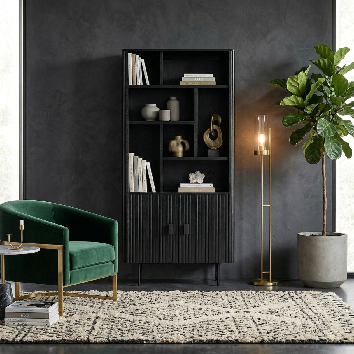   Mango Wood Bookcase | Oroa.com