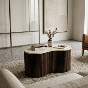   Organic Travertine Coffee Table | Oroa.com