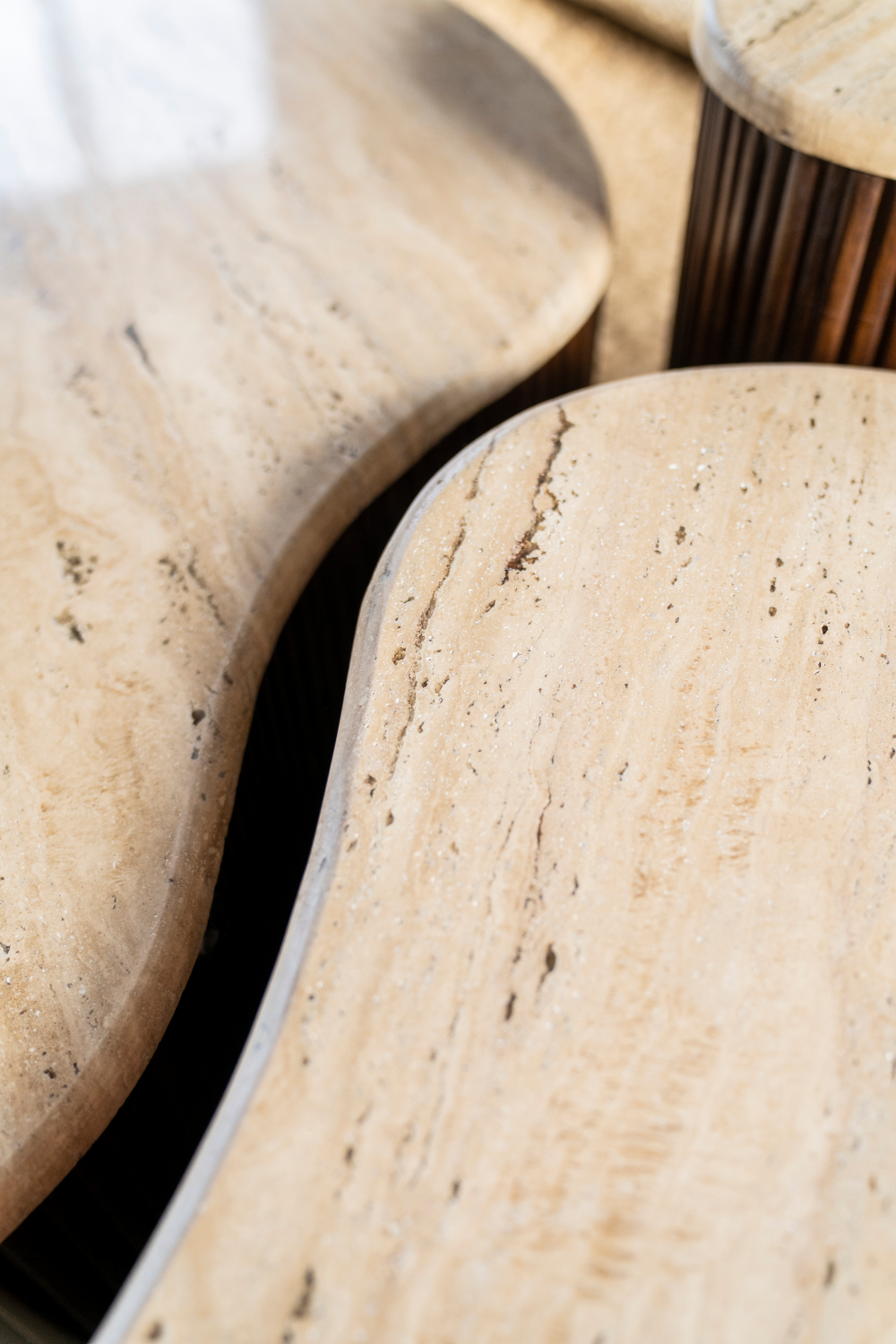 Organic Travertine Coffee Table | Eleonora Mari | OROA.com