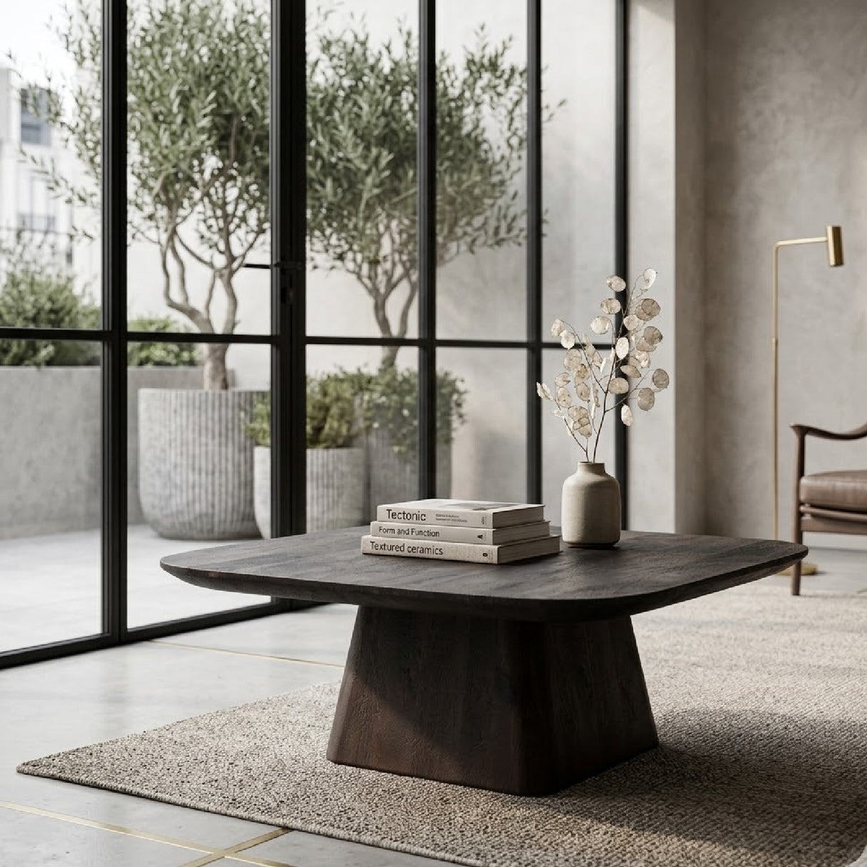   Wooden Square Coffee Table L | Oroa.com
