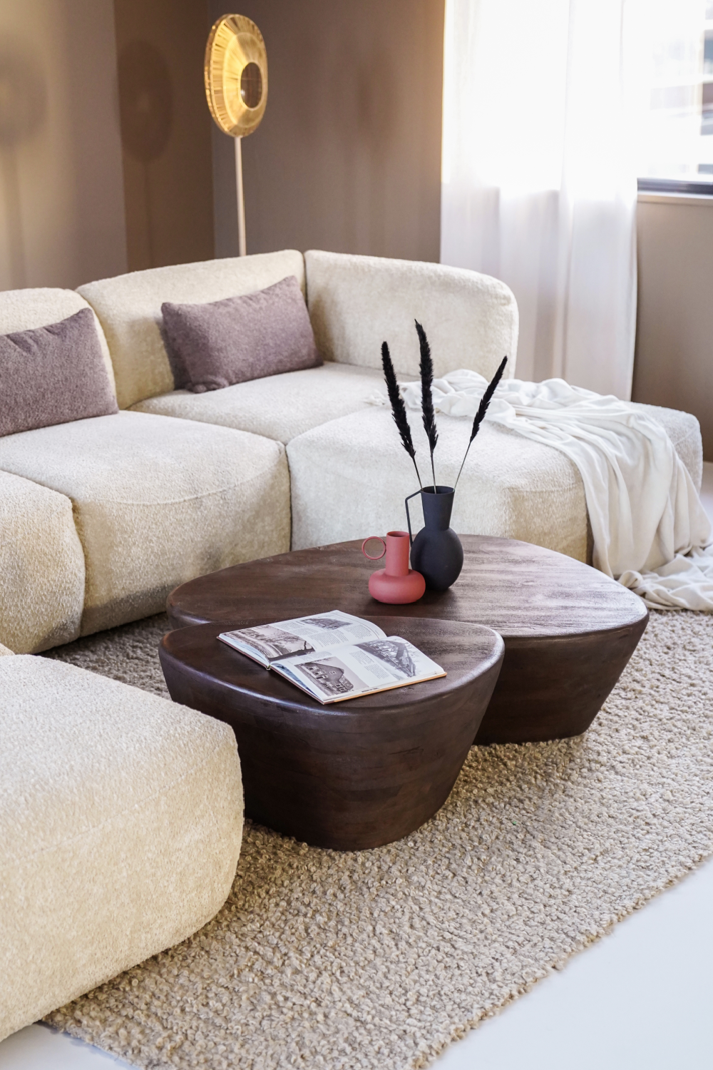 Wooden Free-Form Coffee Table S | Eleonora Mila | OROA.com