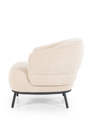 Minimalist Barrel Armchair | Eleonora David | OROA.com