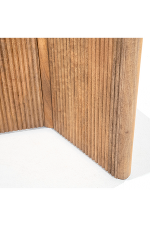 Round Mango Wood Dining Table | Eleonora Sara | OROA.com