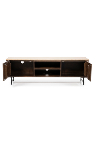 Mango Wood TV Cabinet | Eleonora Lio | OROA.com