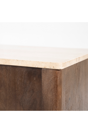 Mango Wood 3-Door Sideboard | Eleonora Lio | OROA.com