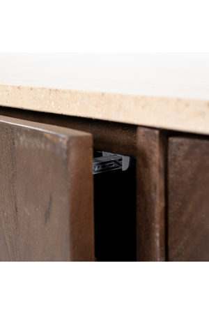 Mango Wood 3-Door Sideboard | Eleonora Lio | OROA.com