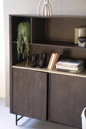 Mango Wood Bookcase | Eleonora Lio | OROA.com