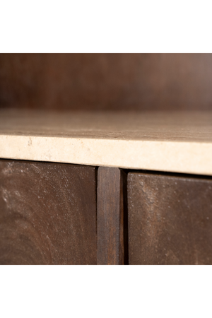 Mango Wood Bookcase | Eleonora Lio | OROA.com 