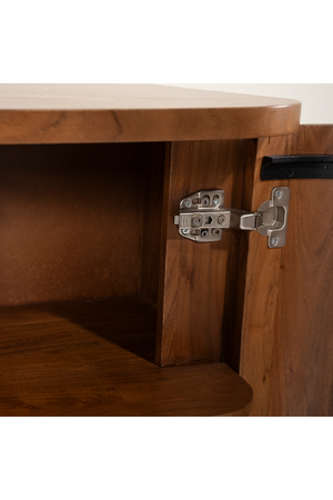 Modern Acacia 4-Door Sideboard | Eleonora Julian | OROA.com