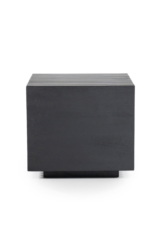 Slatted Cube Side Table | Eleonora Tom | OROA.com