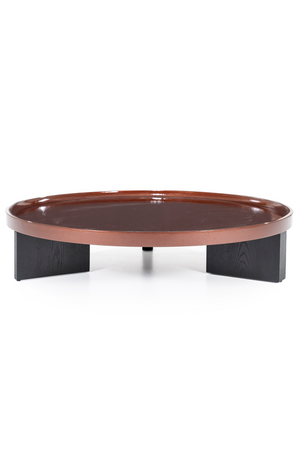 Oak Veneer Coffee Table L | Eleonora Mayson | OROA.com