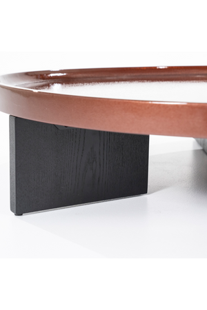 Oak Veneer Coffee Table L | Eleonora Mayson | OROA.com