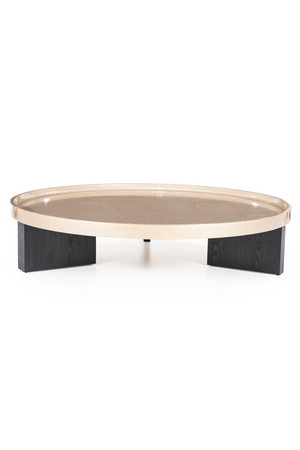 Oak Veneer Coffee Table L | Eleonora Mayson | OROA.com