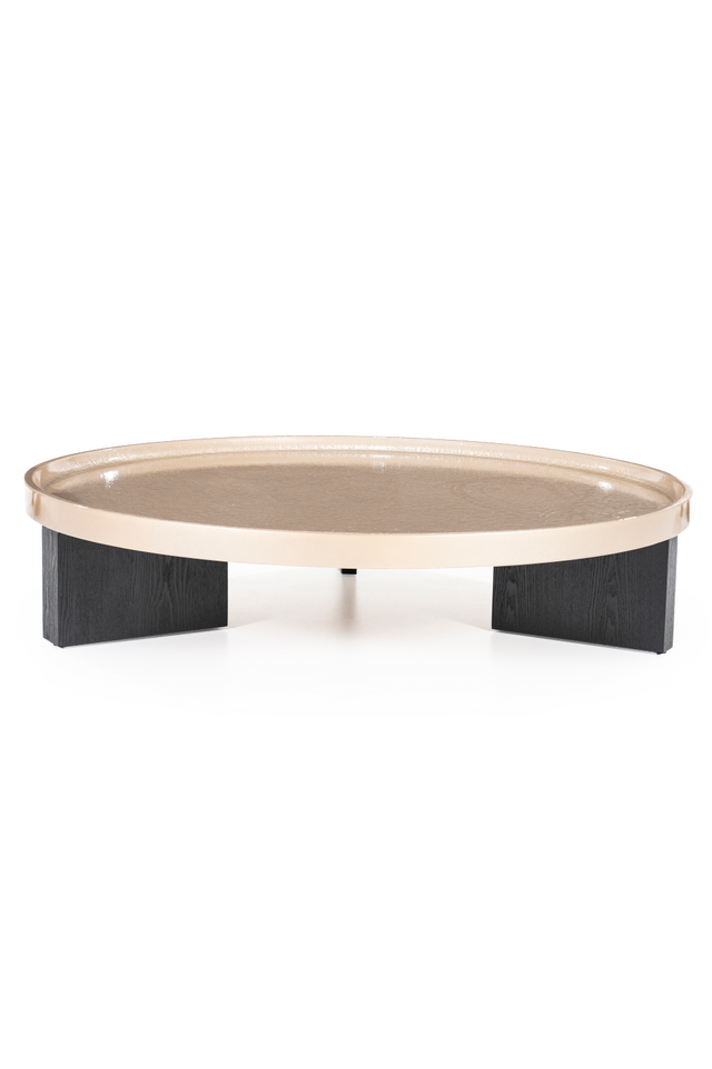Oak Veneer Coffee Table L | Eleonora Mayson | OROA.com