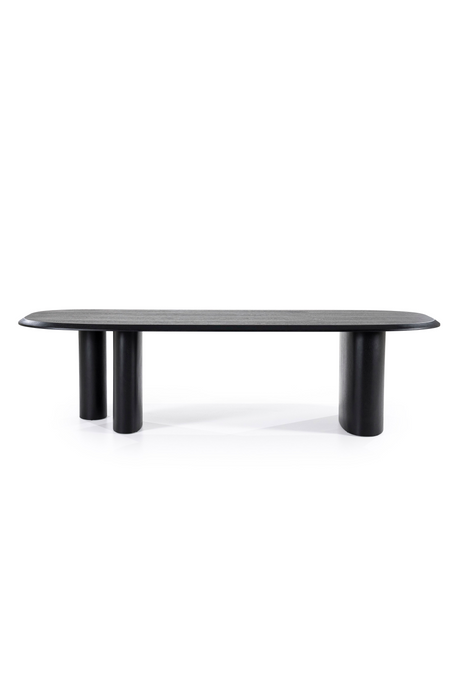  Black Oak Dining Table | Oroa.com