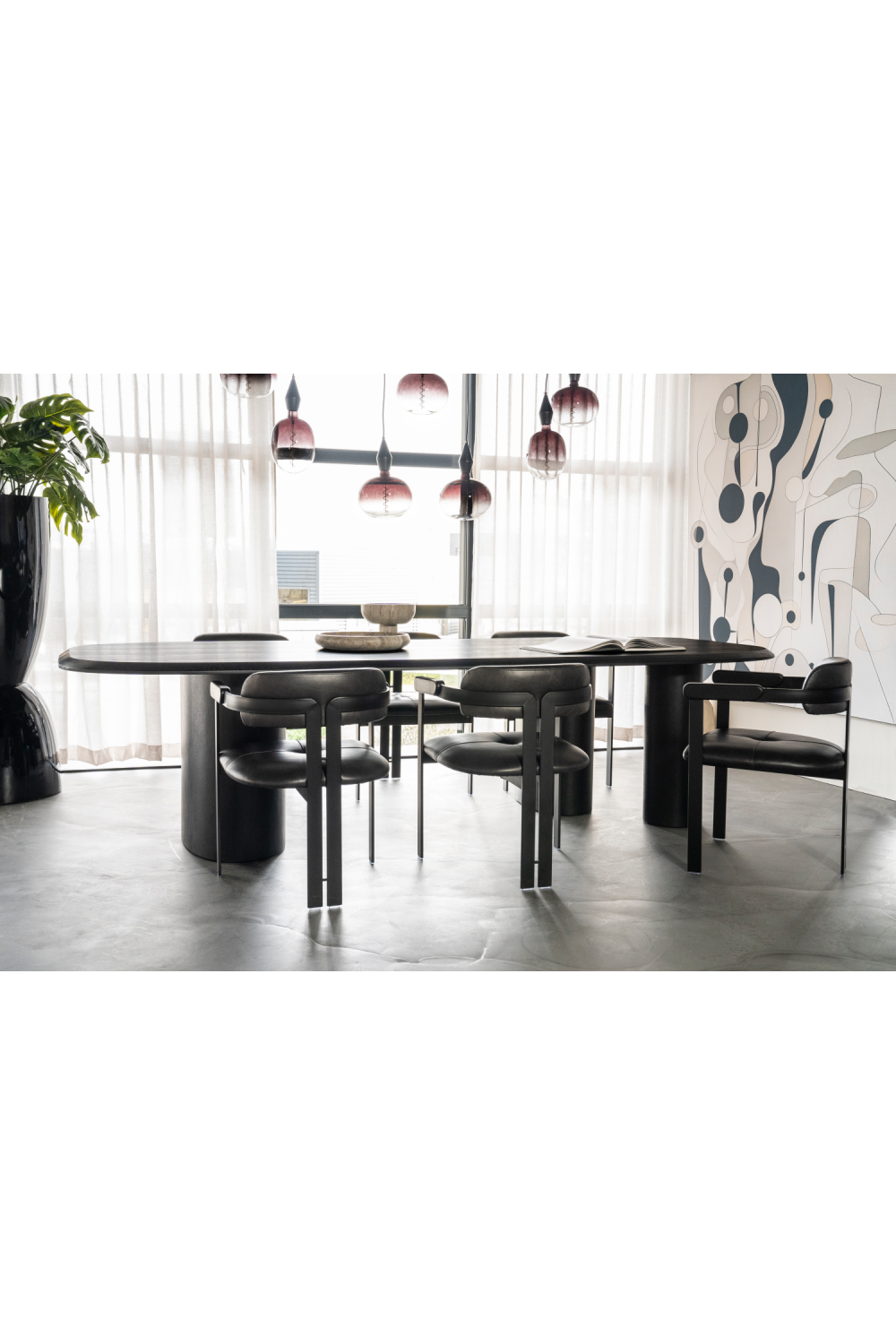 Black Oak Dining Table | Eleonora Walter | OROA.com