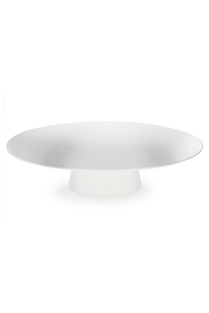 White Oval Glass Dining Table | Eleonora Elin | OROA.com