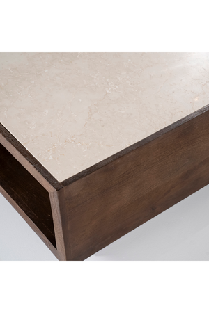 Mango Wood Box Coffee Table | Eleonora Hazel | OROA.com