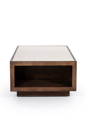 Mango Wood Box Coffee Table | Eleonora Hazel | OROA.com