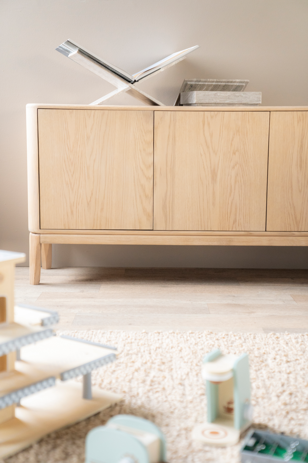 Oak 4-Door Sideboard | Eleonora Harvey | OROA.com