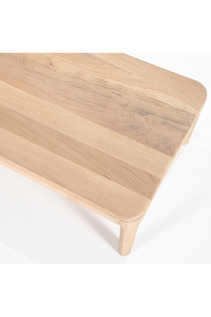 Oak Rectangular Coffee Table | Eleonora Harvey | OROA.com