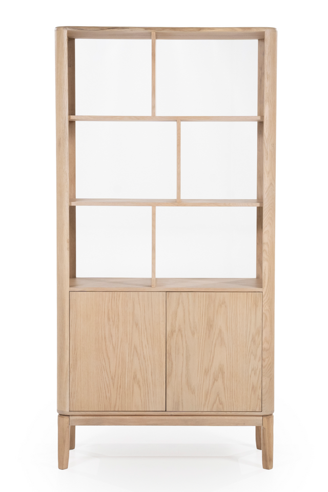 Oak 2-Door Bookcase | Eleonora Harvey | OROA.com