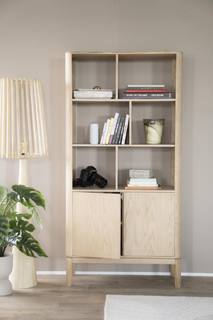 Oak 2-Door Bookcase | Eleonora Harvey | OROA.com