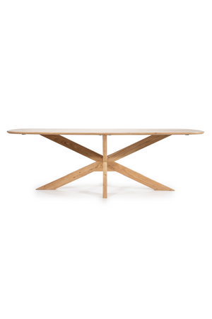 Natural Acacia Wood Dining Table | Eleonora Nikki | OROA.com
