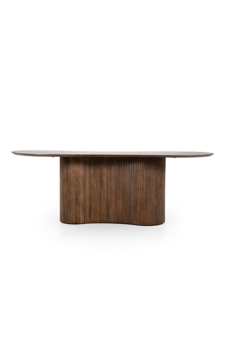 Mango Wood Modern Dining Table | Eleonora Jordy | OROA.com