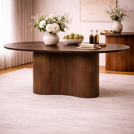   Mango Wood Modern Dining Table | Oroa.com