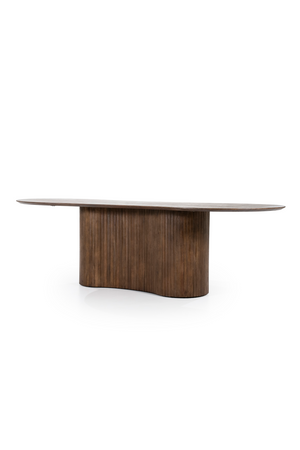 Mango Wood Modern Dining Table | Eleonora Jordy | OROA.com